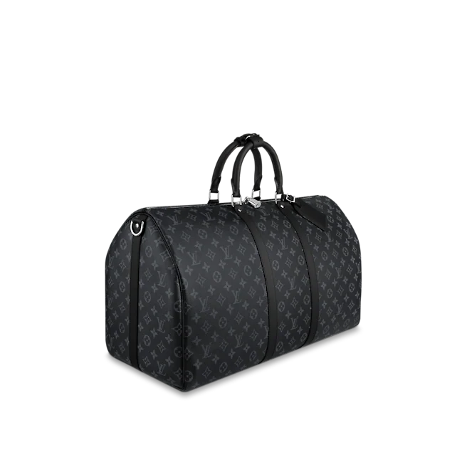 Shop Louis Vuitton Louis Vuitton Keepall Bandouliere Monogram Eclipse 55  Black (M44735) by BrandStreetStore