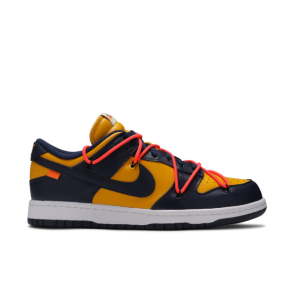 NIKE DUNK LOW LTHR/OW "OFF WHITE"