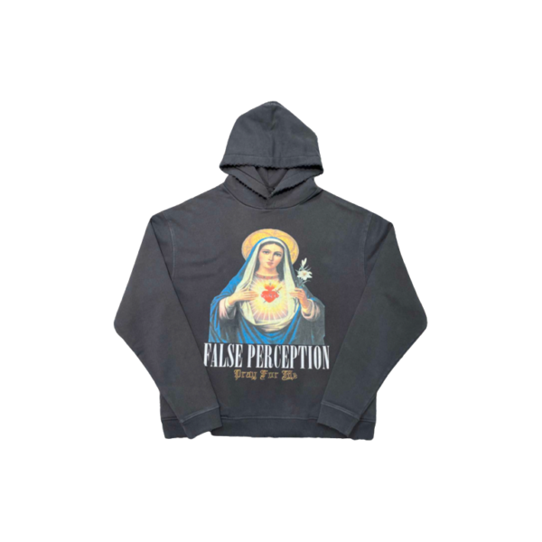 FALSE PERCEPTION MID GREY HOODIE