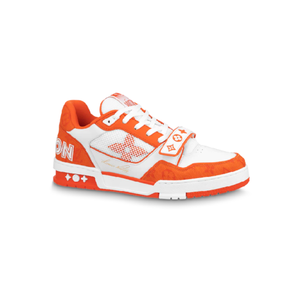 Louis Vuitton LV TRAINER SNEAKER 'ORANGE'