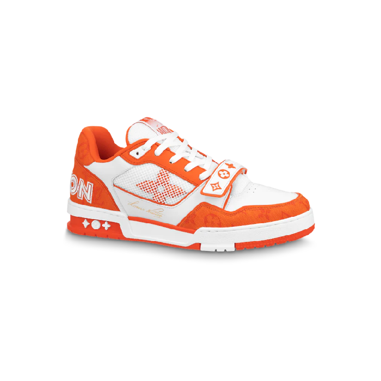 Louis Vuitton LV TRAINER SNEAKER 'ORANGE' Store 1# High Quality UA Products