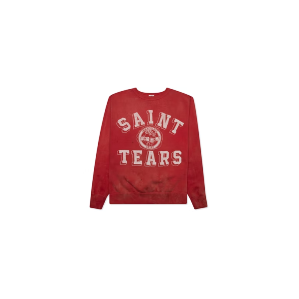 Saint Michael x Denim Tears Crewneck Sweatshirt Red