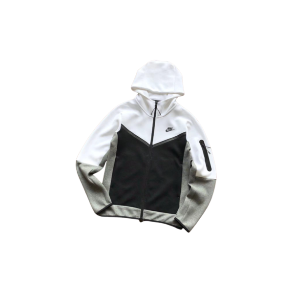 Nike Tech Fleece TRACKSUIT White/Black/Gray