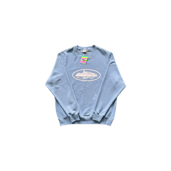 Corteiz Alcatraz Crewneck Sweatshirt Baby Blue