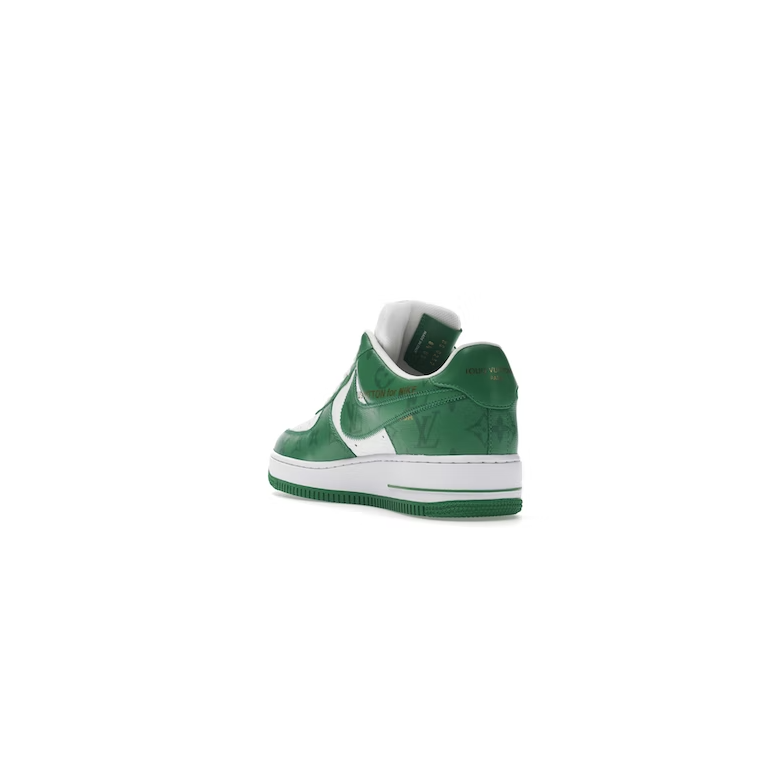 Louis Vuitton Nike Air Force 1 Low By Virgil Abloh White Green — Kick Game