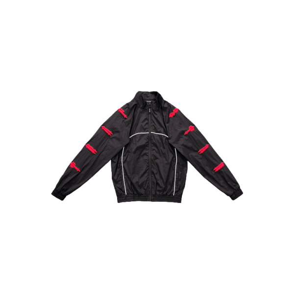 TRAPSTAR IRONGATE SHELL TRACKSUIT 2.0 - BLACK/RED