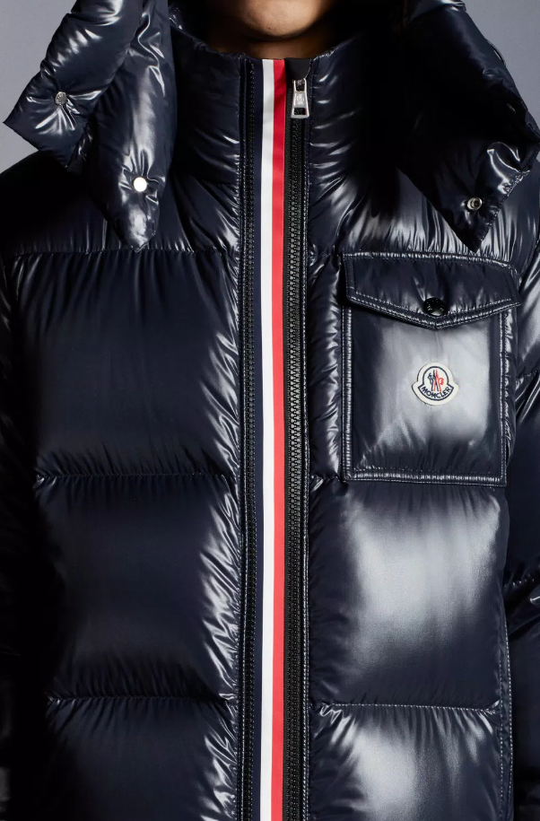 MONCLER Montbeliard Short Down Jacket - Navy Blue - Store 1# High ...