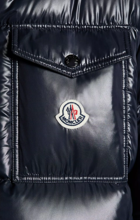 MONCLER Montbeliard Short Down Jacket - Navy Blue - Store 1# High ...