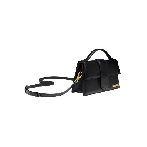 Jacquemus Le grand Bambino LES CLASSIQUES Handbag with adjustable crossbody strap - Black - Image 3