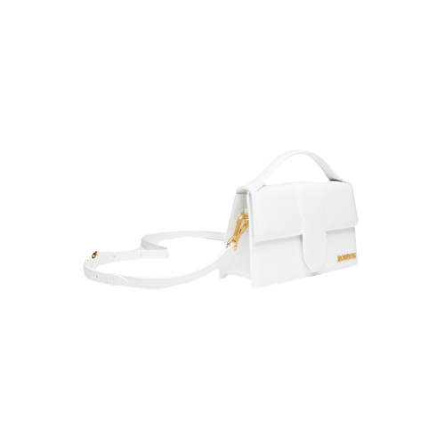 Jacquemus Le grand Bambino LES CLASSIQUES Handbag with adjustable crossbody strap - White - Image 3