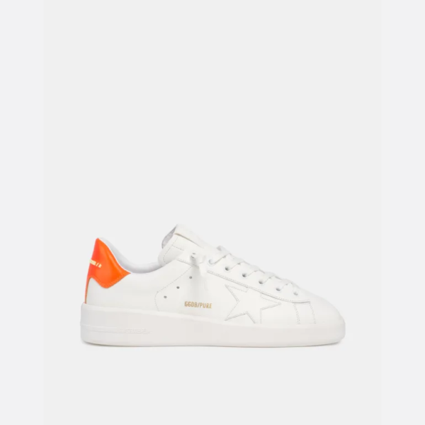 Golden Goose orange heel tab